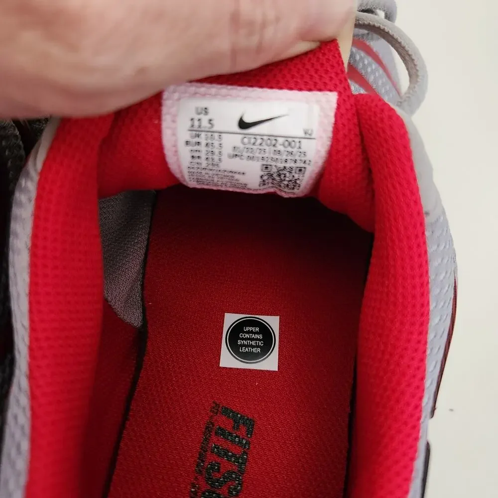 Nike Men's Air Men's Max Torch 4, Atmosphere Grey/University Red-Black, 11.5